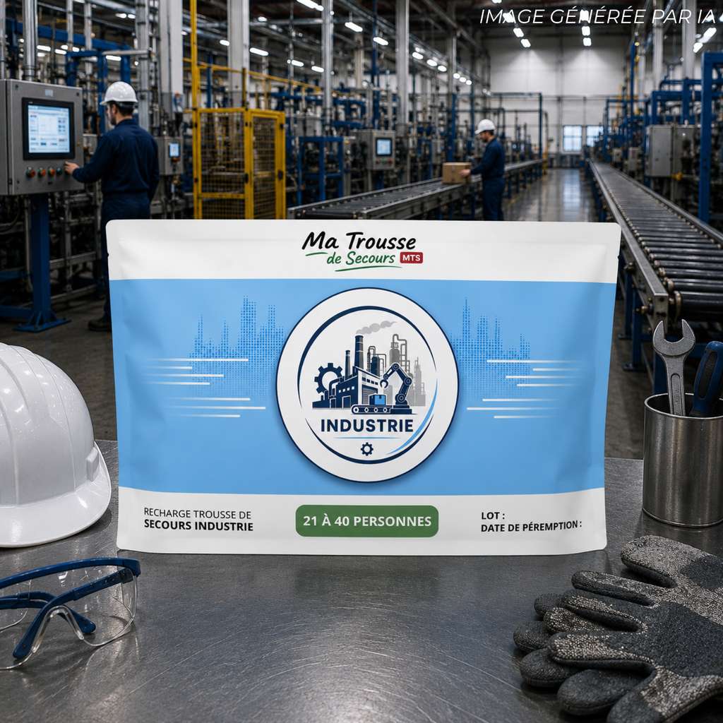 Recharge trousse de secours Industrie - 21 à 40 personnes