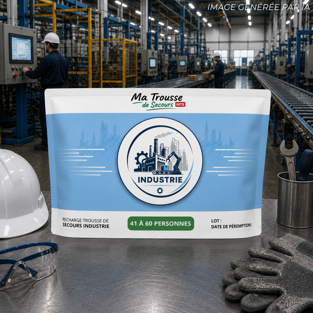 Recharge trousse de secours Industrie - 41 à 60 personnes
