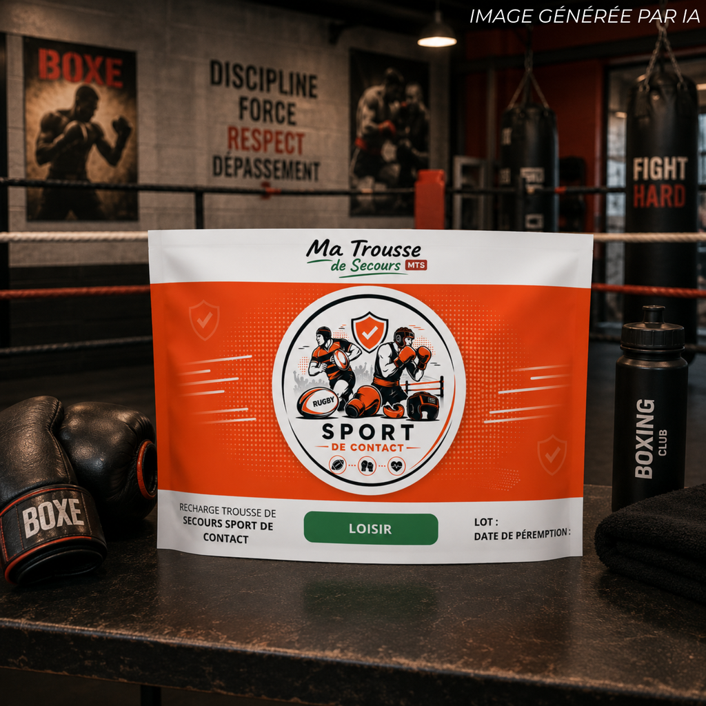 Recharge trousse de secours sport de contact