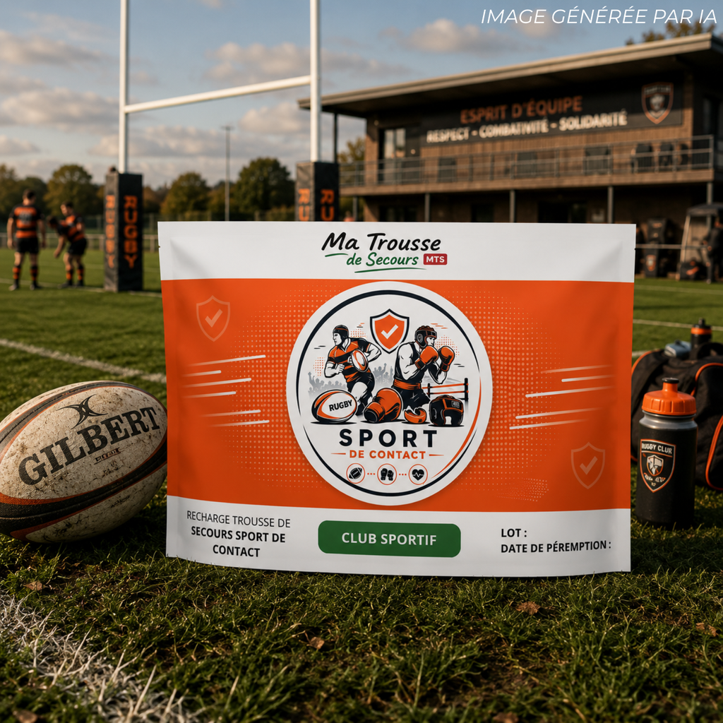 Recharge trousse de secours sport de contact (club sportif)