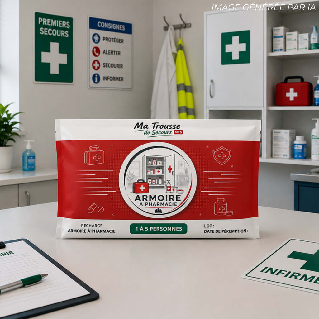 Recharge armoire à pharmacie - 1 à 5 personnes